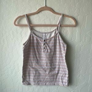 RVCA Multicolor Striped Tank Top